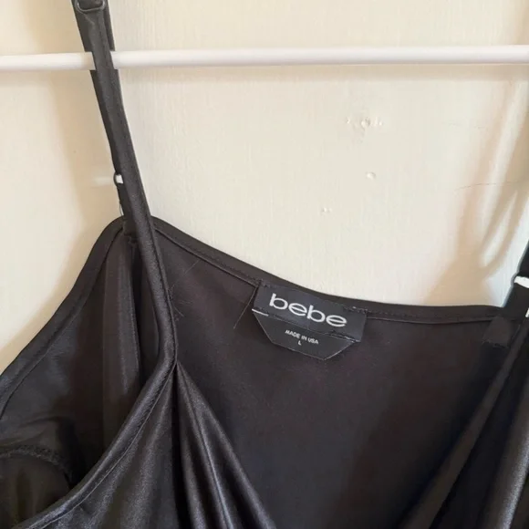 bebe Black Midi Dress - Picture 3 of 4